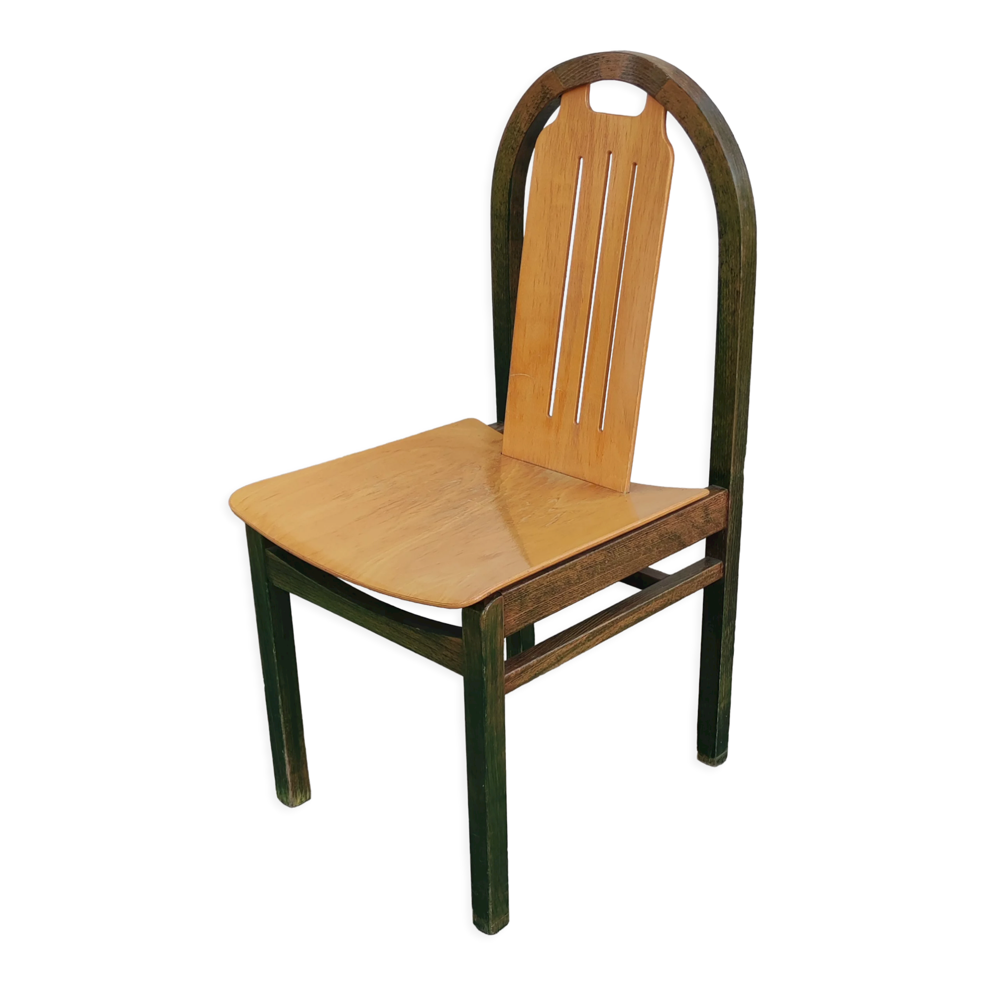 Ensemble 12 chaises vintage Baumann modèle Argos