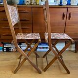 Pair of folding chairs