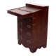 Bureau Davenport en acajou de style militaire. Angleterre