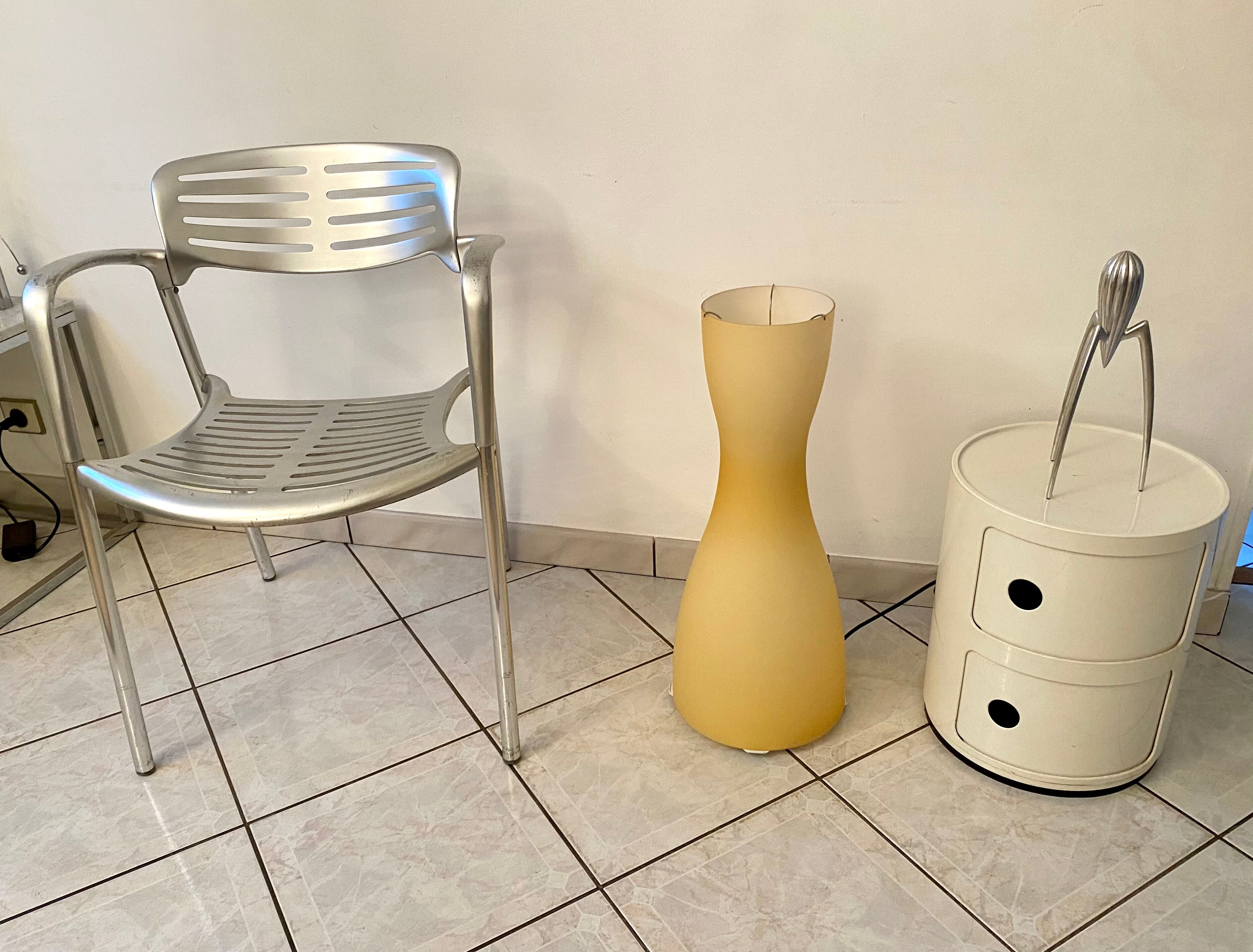 Large lamp Foscarini Dress 07 design Defne Koz & Marco Susani 1995 blown glass