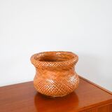 Large rattan planter design 1970