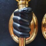 Torch wall lights