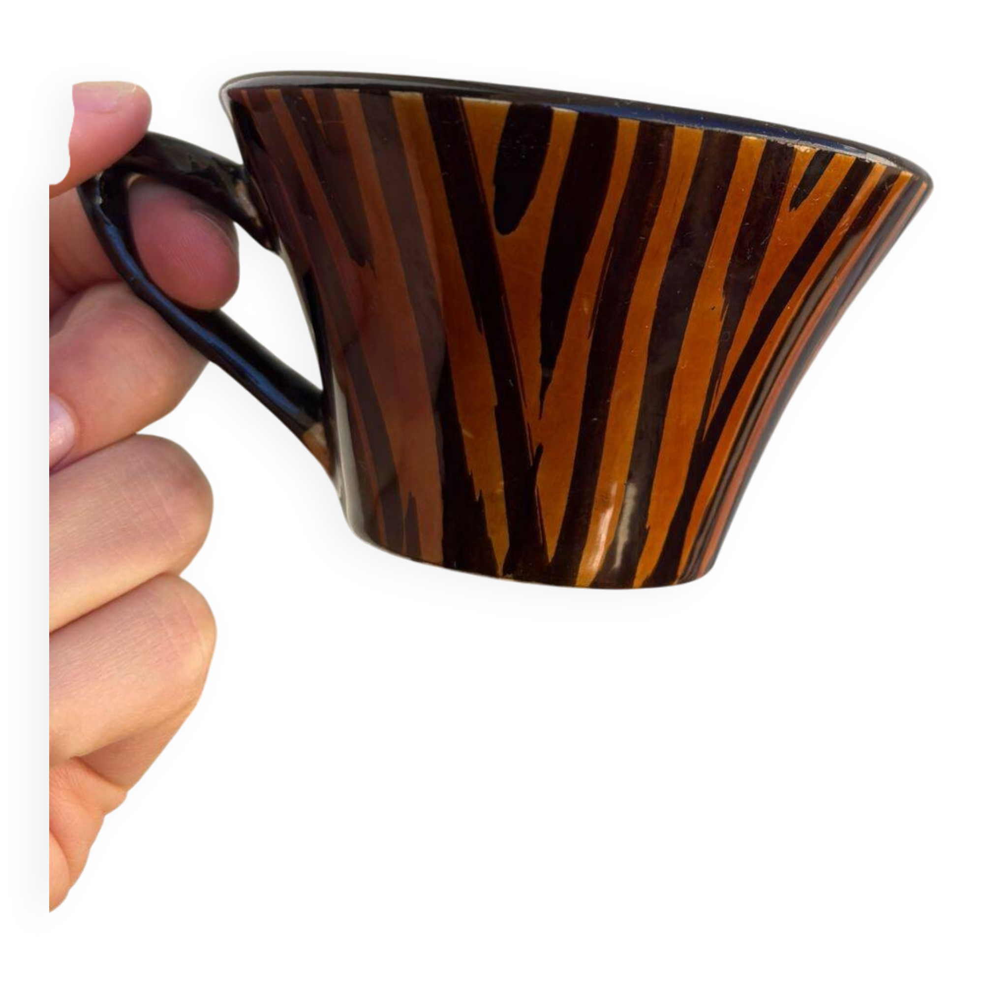 Lot Tasses & Coupelles Sarreguemines Domino