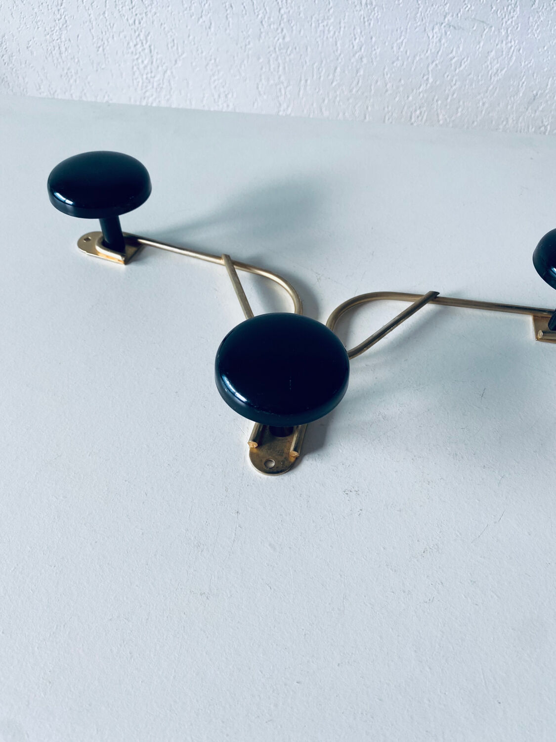 Vintage wall coat rack