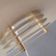 White slim hanging lamp from the Danish lamp produced by Lyfa, 1980s