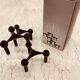 Stoff Nagel candle holders