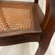Caned armchair