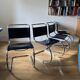 4 chaises MR  Mies van der Rohe