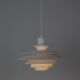 Danish vintage Verona pendant lamp by Kurt Wiborg, Jeka, 1980s