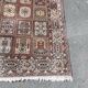 Large vintage Romanian wool carpet in Bakhtiari style