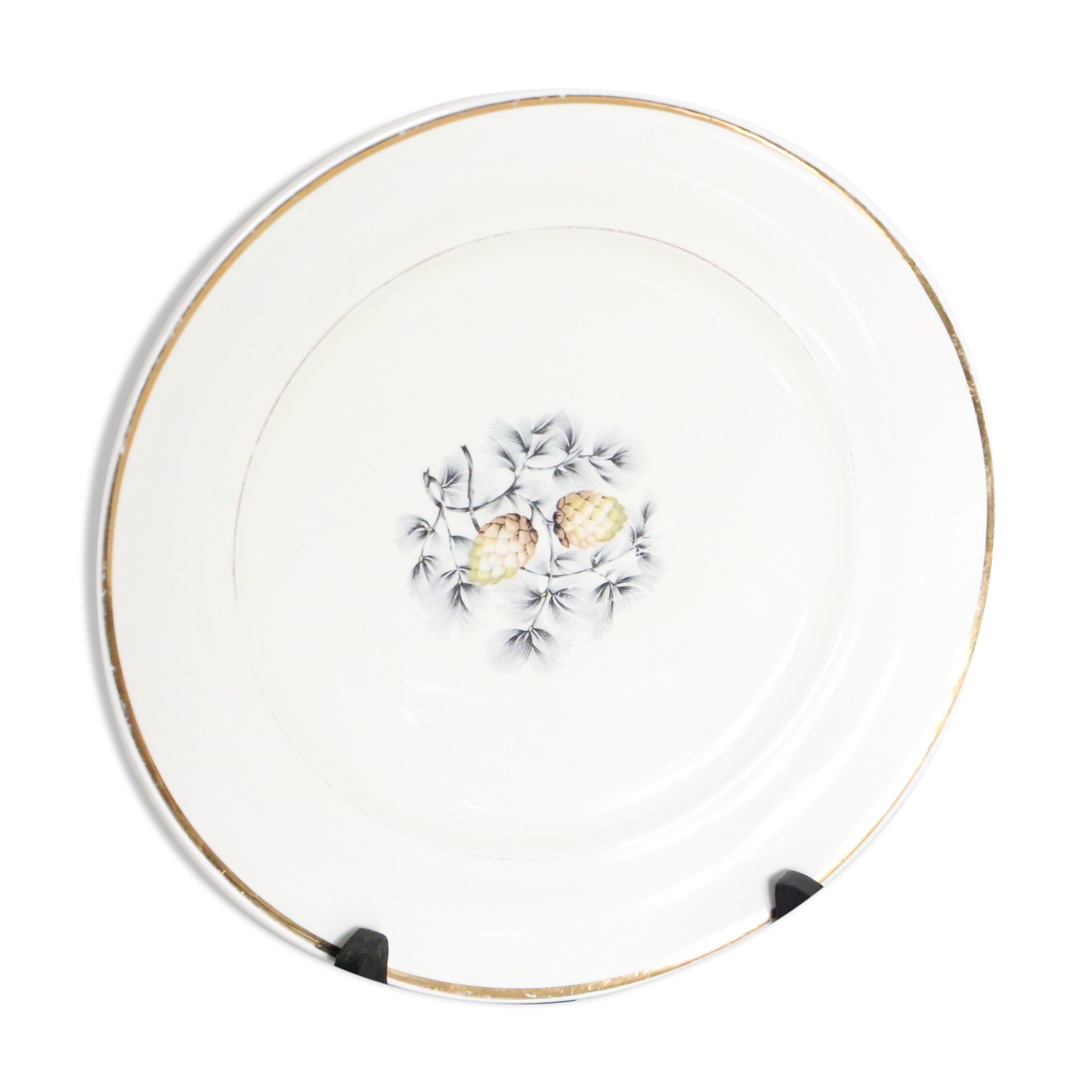 Dessert plates, set of 10, Ceranord Saint Amand