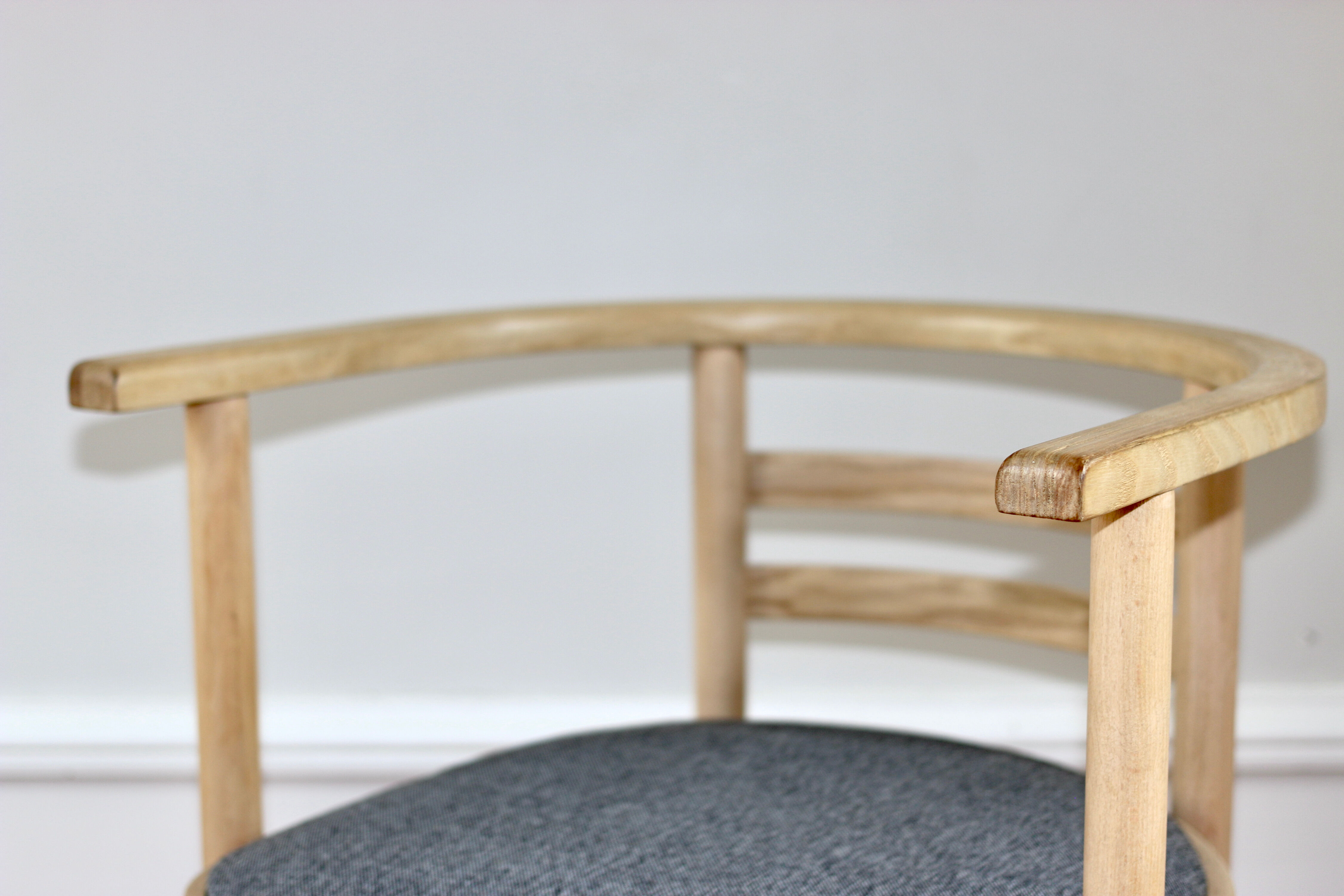 4 vintage Danish Bauhaus armchairs