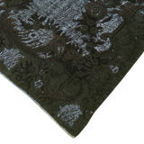 Handmade Distressed Oriental 1980s 200 cm x 315 cm Grey Rug