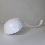 White ceramic ladle