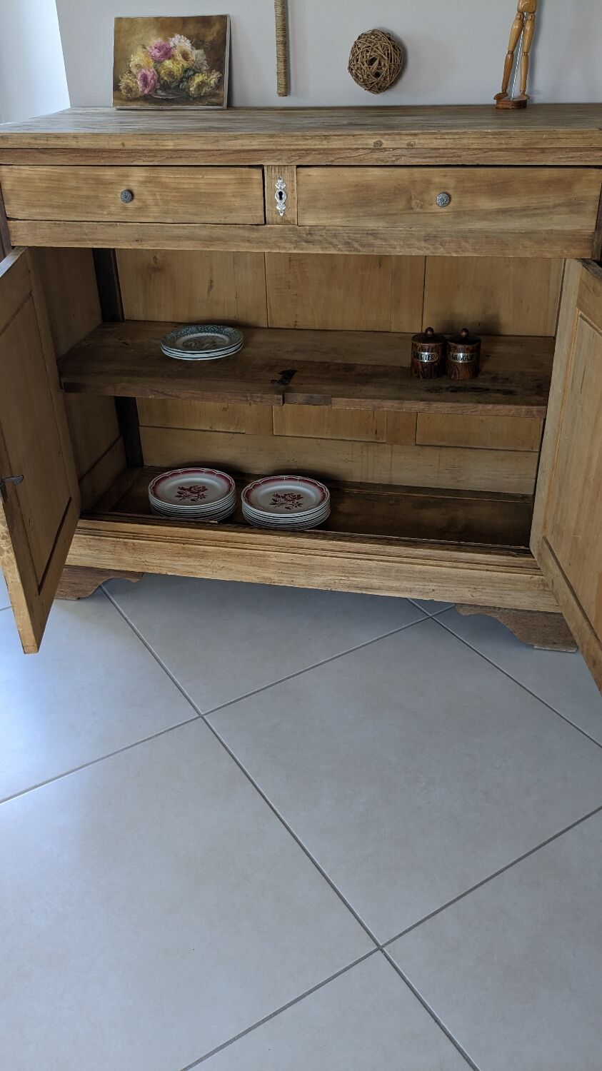 Buffet de campagne en chêne massif