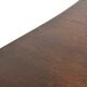 Vintage set of wooden bedside tables in military campaign style design