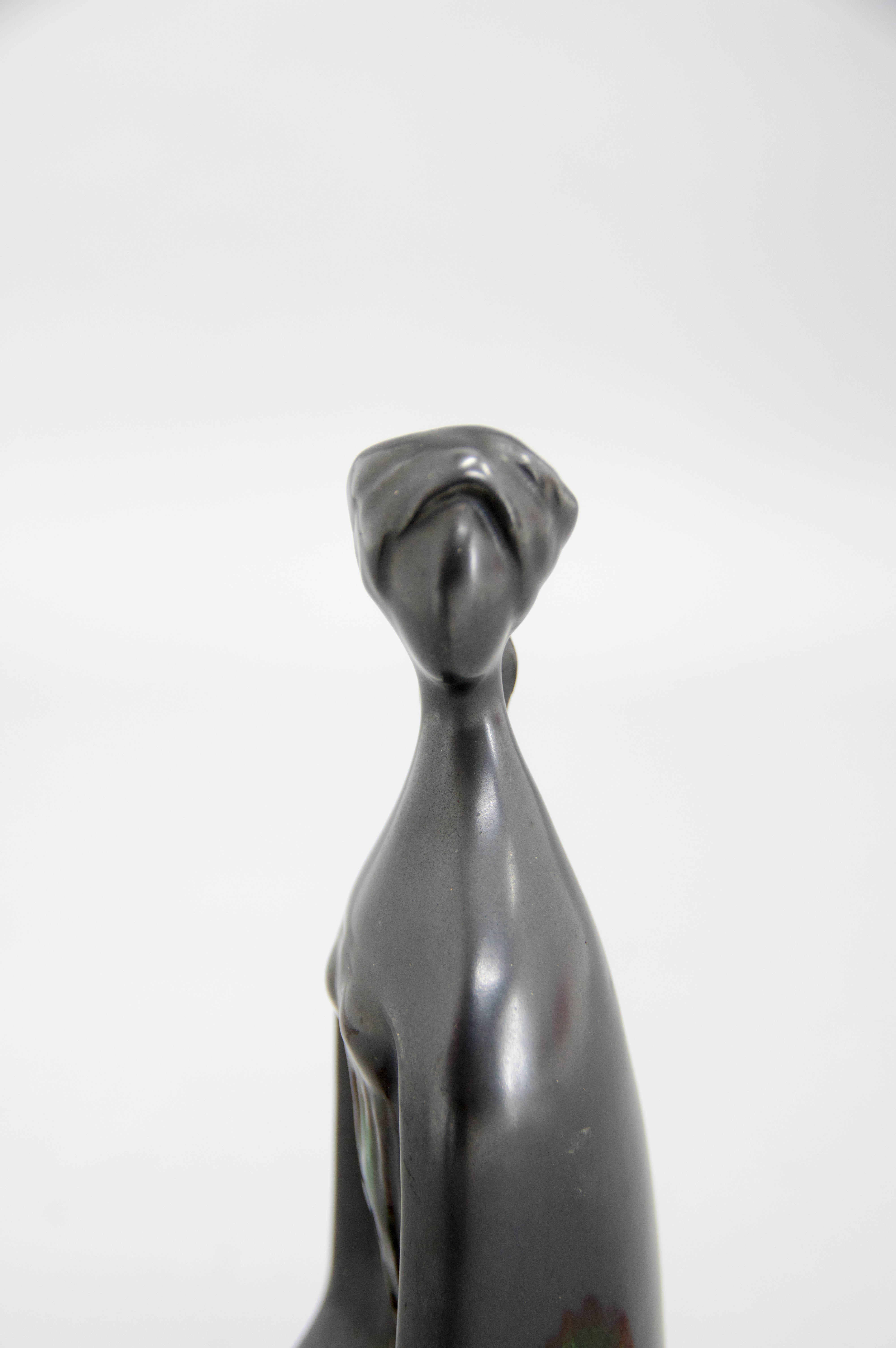 Midcentury Ceramic Sculpture by Jitka Forejtova, 1960s