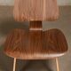 Chauffeuse Charles & Ray Eames LCW Walnut pour Herman Miller