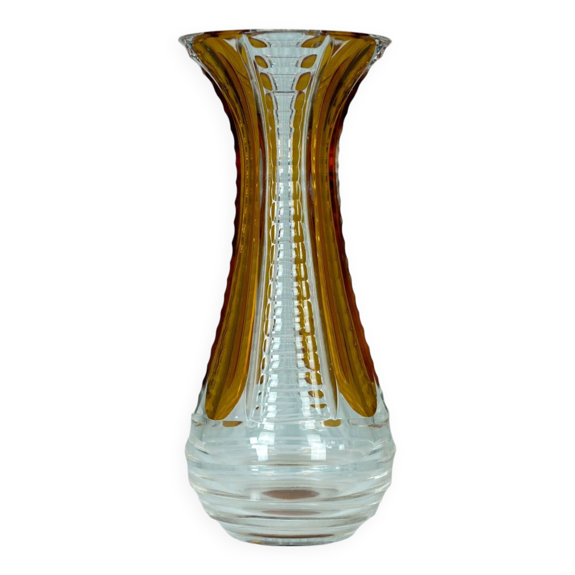 Two-tone glass vase