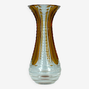 Two-tone glass vase