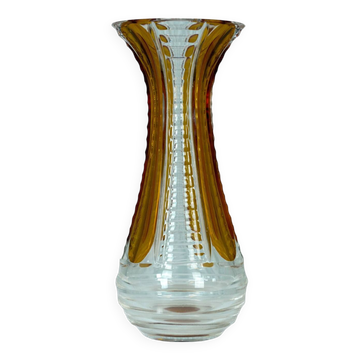 Two-tone glass vase