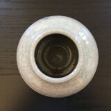Celadon crackle ball vase