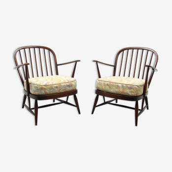 2 fauteuils Windsor du milieu du siècle d’Ercol, années 1960