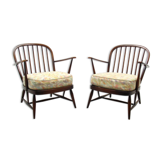 2 mid-century windsor armchairs from Ercol, 1960s