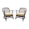 2 mid-century windsor armchairs from Ercol, 1960s