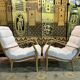 Pair of armchairs by Ezio Longhi for Elam Italy 1950