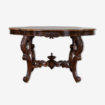 Oval table of Napoleon III period Late nineteenth century