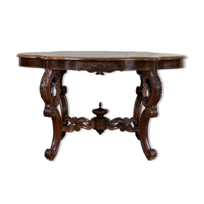 Table ovale d'époque Napoléon III Fin du XIXe siècle