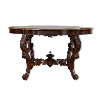 Oval table of Napoleon III period Late nineteenth century