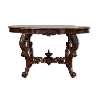Oval table of Napoleon III period Late nineteenth century
