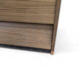 Porte-manteau vintage sur pied avec miroir