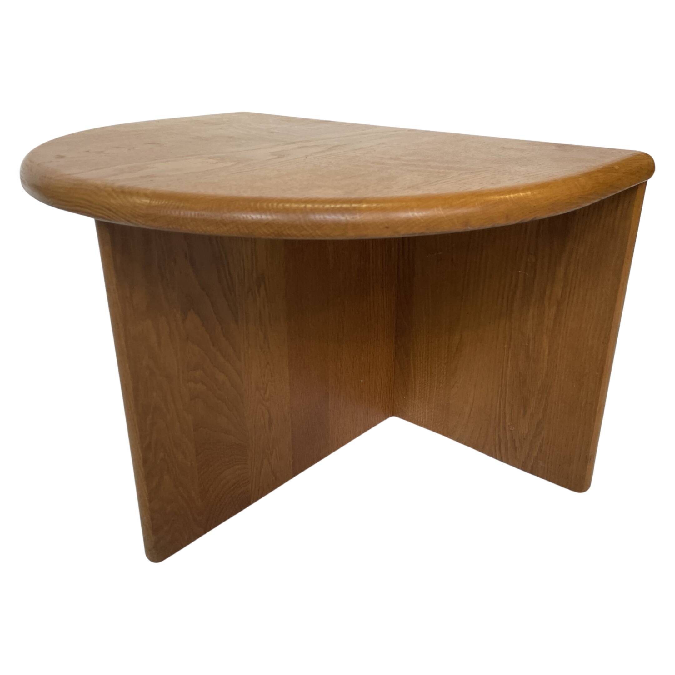 Vintage  side tables in oak minimalist design