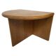 Vintage  side tables in oak minimalist design