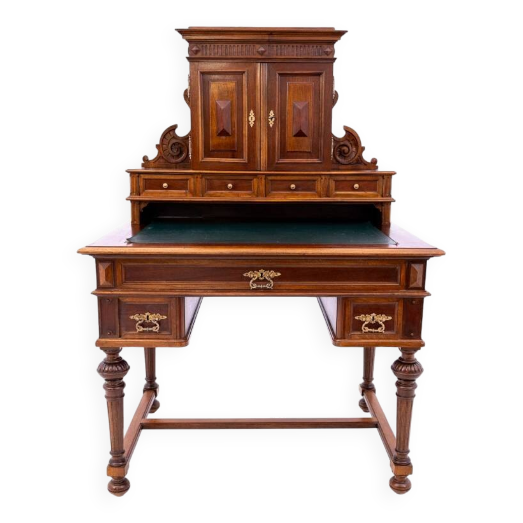 Desk with extension - secretary desk from the end of the 19th century, Northern Europe.