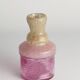 Unique Bubblegum Pink and Yellow Art Glass Vase by Milan Vobruba, Sweden 1980s