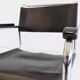 Set de 4 fauteuils Thonet S34 cuir cantilever par Mart Stam