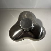 Plat tripartite, acier inoxydable,Georg Jensen, Danemark 1970s