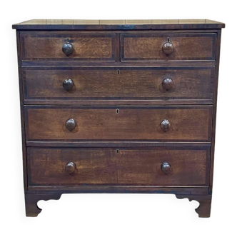 Commode anglaise du XIXème en chêne