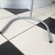Metal table and glass ikea 1980