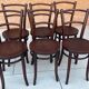 Suite de 6 chaises de bistrot Thonet années 1920
