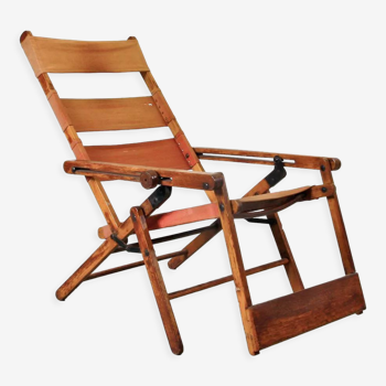 1930s Thonet Deck Chair model "G80"