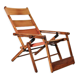 1930s Thonet Deck Chair model "G80"