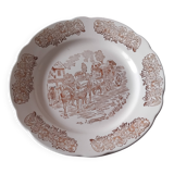 Set of 8 Sarreguemines dessert plates