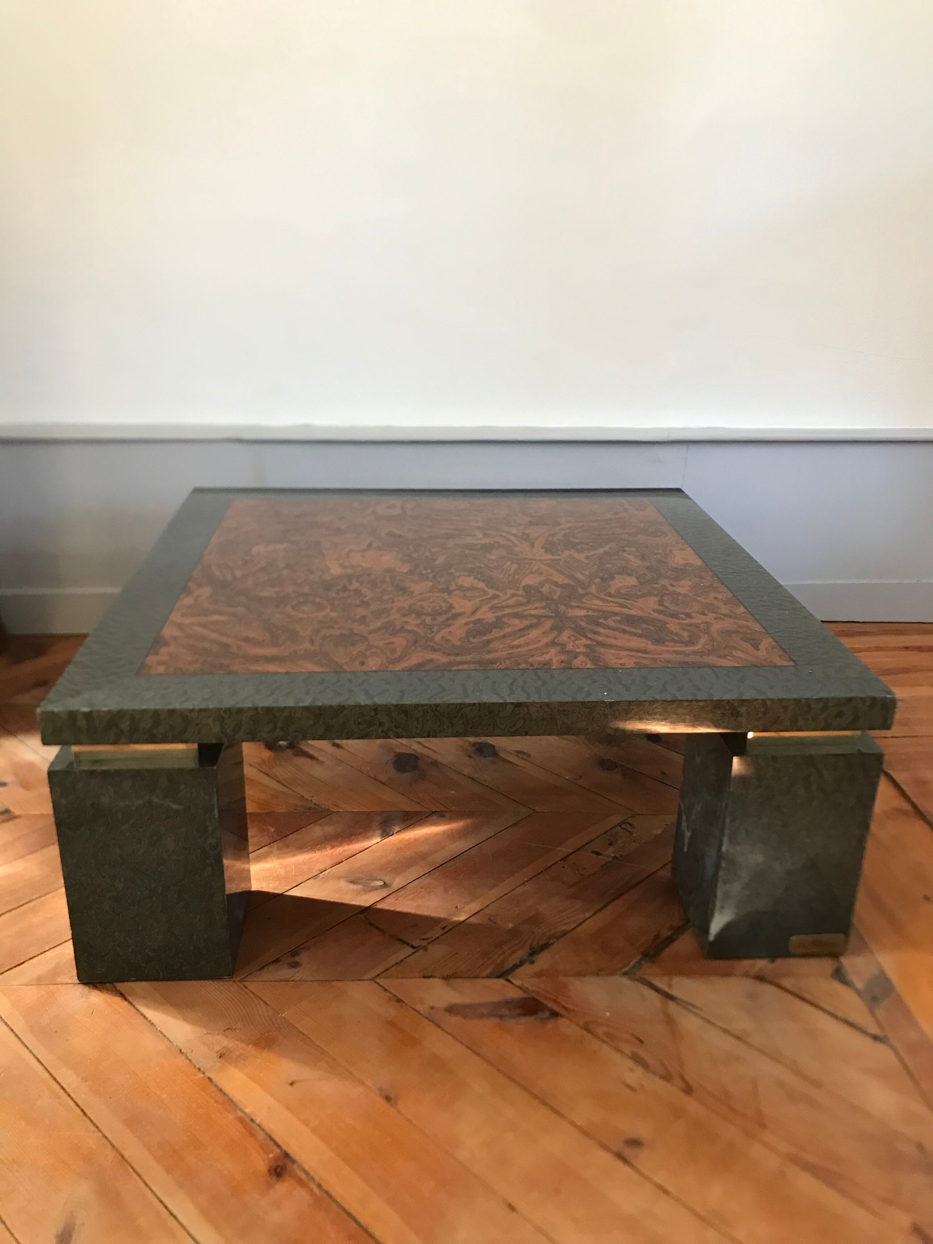 Coffee table Jean Charles Liviani 1980