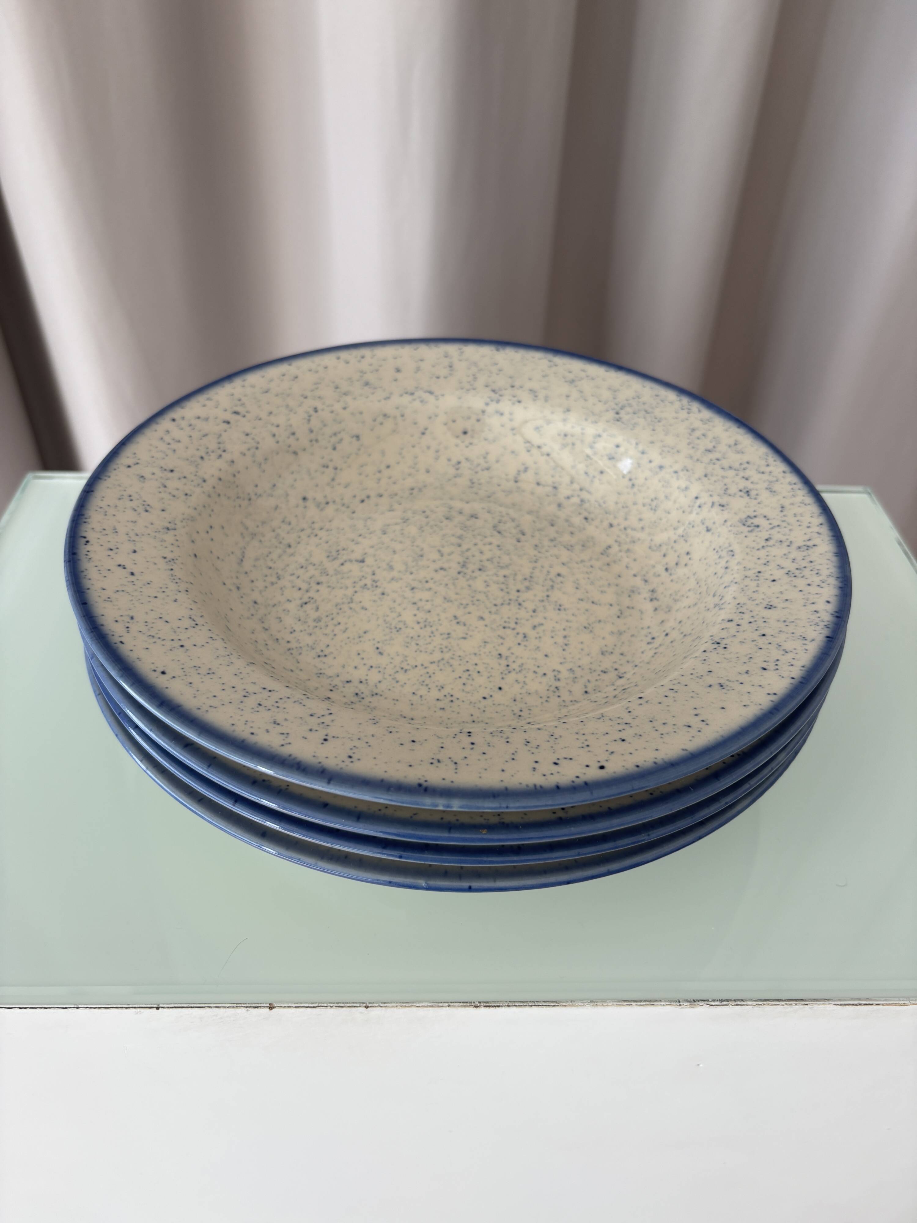 Set de 4 assiettes creuses vintage Tułowice