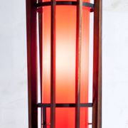 Vistosi Mid-Century Modern "Incamiciato" Murano Glass Italian Floor Lamp,50